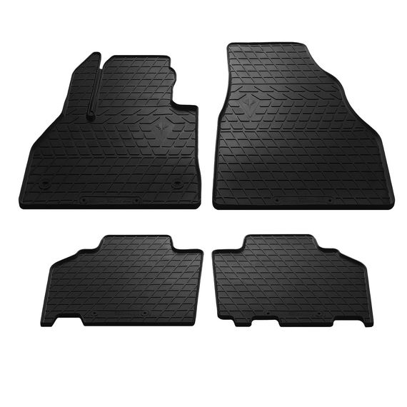 Гумові килимки (Stingray) 2 шт, Premium - без запаху гуми для Renault Kangoo 2008-2020 рр | Зображення 2