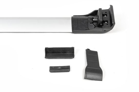 Перемички на інтегровані рейлінги під ключ Wingbar V2 (2 шт) Сірий для Hyundai Tucson TL 2016-2021рр | Зображення 5