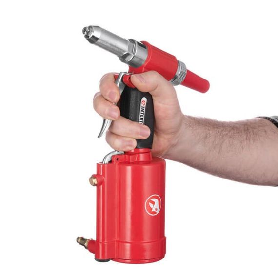 Пістолет заклепувальний пневматичний, аксесуари, кейс INTERTOOL PT-1304 | Зображення 2