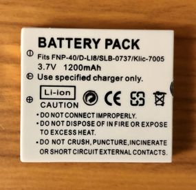 Акумулятор Samsung SLB-0737 (Digital) 1200mAh