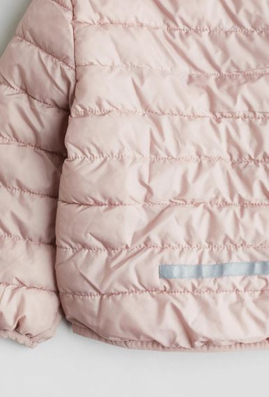 Дитяча демісезонна стьобана куртка для дівчинки H&M 98-104 см Рожева (26040701B) | Зображення 6