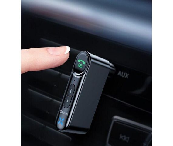 Беспроводной аудио адаптер (ресивер) Baseus Qiyin Bluetooth AUX Car Receiver (WXQY-01) | Зображення 4