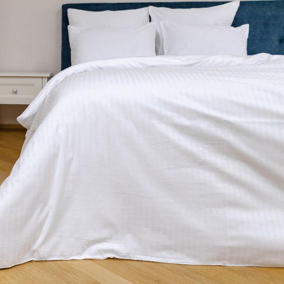Наволочка SoundSleep Stripe сатин-страйп 50х70 см білий (93838849) | Зображення 2