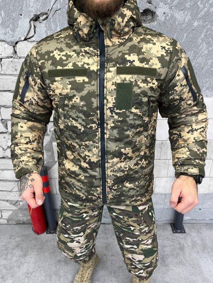 Зимняя тактическая куртка пиксель lieutenant  ВТ6843 | Зображення 7