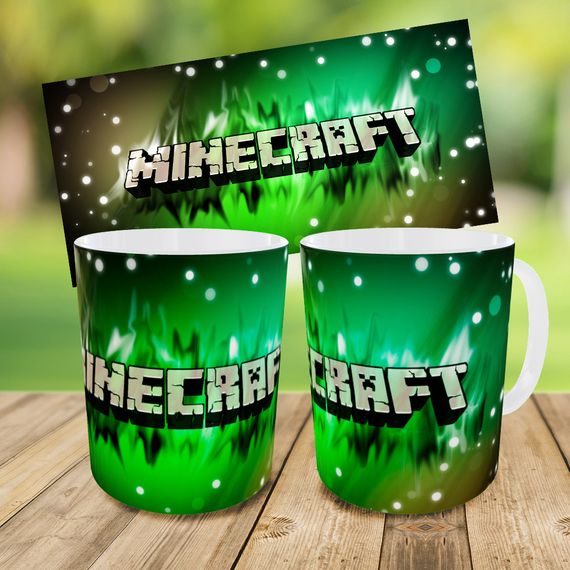 Дитячий набір Minecraft сумка-бананка + керамічна кружка з принтом (5629) | Зображення 3