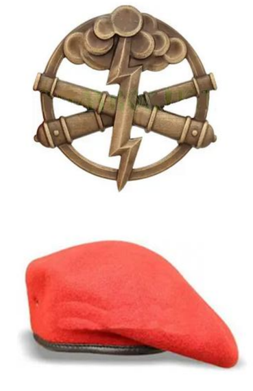 "Ракетные войска и артилерия" Берет + кокарда