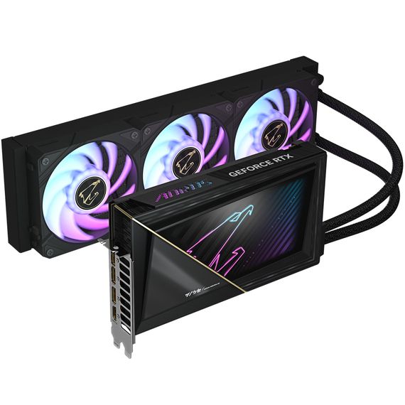 Видеокарта GIGABYTE GeForce RTX 5090 32GB GDDR7 AORUS XTREME WATERFORCE GV-N5090AORUSX_W-32GD | Зображення 1