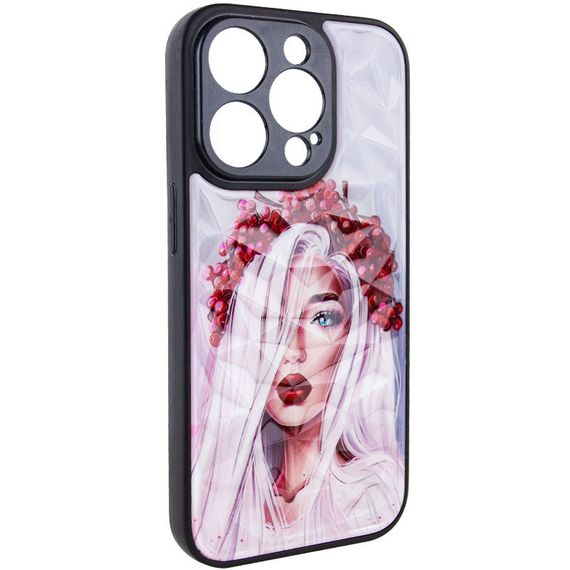 TPU+PC чохол Prisma Ladies для Apple iPhone 14 Pro (6.1") TPU+PC, Ukrainian Girl | Зображення 1