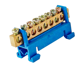 Шина ізольована "стійка" N «на DIN-рейку ШЛС 6х9-8 Ny95500176