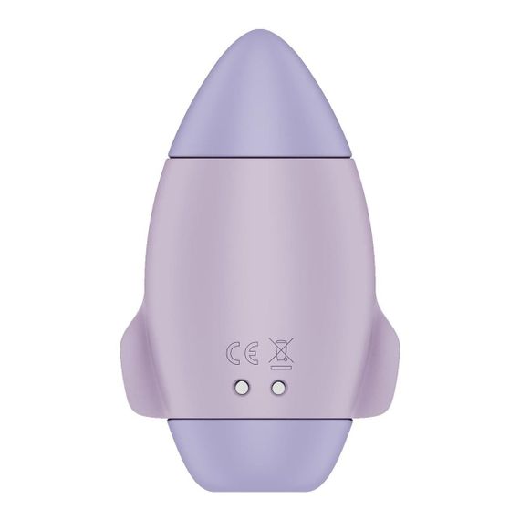 Вакуумний стимулятор з вібрацією Satisfyer Mission Control Violet, 2 незалежні мотори Sex Aura | Зображення 4