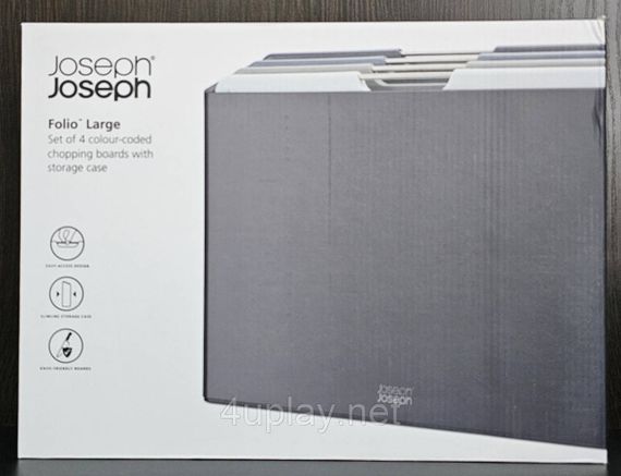Набір з 4-х обробних дошок Джозеф Джозеф Joseph Joseph Folio Cutting Board Set Large 60184 Оригінал | Зображення 8