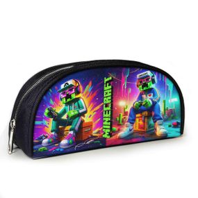 Пенал шкільний Minecraft Кріпер 23х10х8 см з принтом для хлопчика (02802)