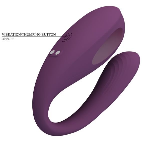 Вібростимулятор PRETTY LOVE Aari, 10 vibration functions Mobile APP Long-distance Control 10 thumpin sexstyle | Зображення 4