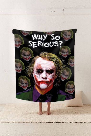 Плед 3D Джокер Why so serious? 11607 135х160 см | Зображення 1