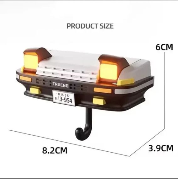 Настінний тримач для ключів Toyota AE86 Trueno з підсвічуванням фар | Зображення 6