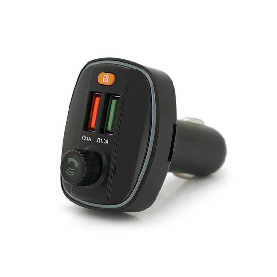 FM-модулятор Q18 з еквалайзером, 3.1A, USB, TF, 55.5х41.5х37.5 | Зображення 2