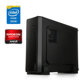 ПК Vinga CS313B SFF / Intel Xeon E5-2670 (8 (16) ядер 2.6 - 3.3 GHz) / 32 GB DDR3 / 240 GB SSD / AMD Radeon Pro WX 4100, 4 GB GDDR5, 128-bit / Win 10 Pro б/в