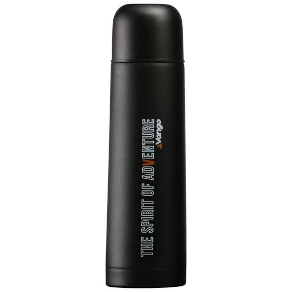 Термос стальний для горячих та холодних напоїв Vango Magma Flask 750ml Black Похідний питний термос для чаю