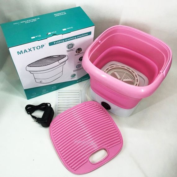 Пральна машина з баком для води MAXTOP, Міні пральна машина відро Портативна для прання CQ-84