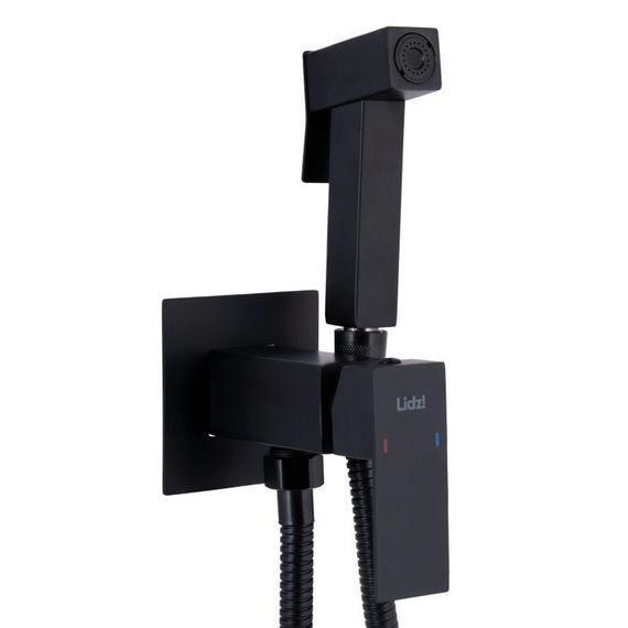 Набор для гигиенического душа Lidz Kubis 111 Black LDKUB111BLA46108 прямоугольный | Зображення 2