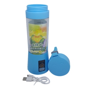 Блендер Smart Juice Cup Fruits USB Блакитний 2 ножі 380 мл
