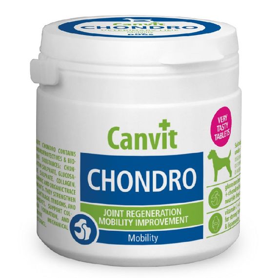 Вітаміни Canvit Chondro for dogs для здоров'я суглобів у собак 100 гр