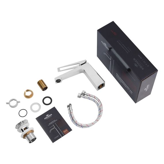 Змішувач для раковини Kroner KRP Ersel - C0110BV з донним клапаном (CV035471) | Зображення 7