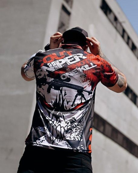 Милитари поло футболка  oblivion  Sniper ПП4697