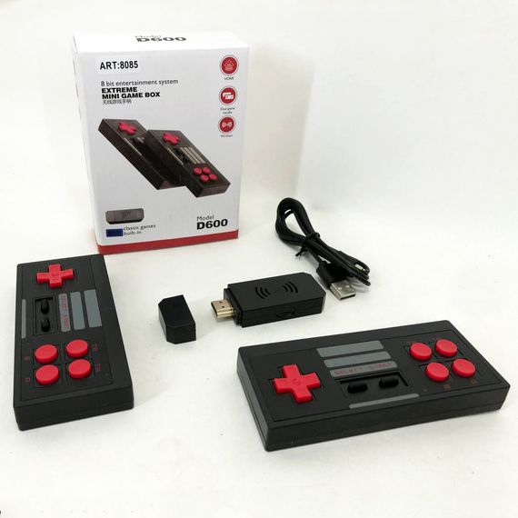 Портативная игровая консоль приставка для ребенка игр Mini, Консоль dendy игровая с джойстиками XG-38 | Зображення 4