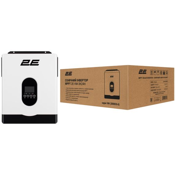 Інвертор 2E сонячний автономний VM-3K24H 3000VA/2700W, 24V, Hi-Voltage MPPT (2E-VM-3K24H) | Зображення 6