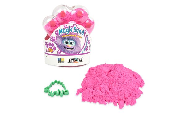 Набір кінетичного піску "Magic sand" 250г 39407 STRATEG | Зображення 1