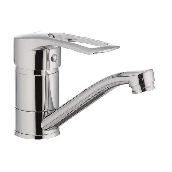 Смеситель для умывальника Haiba Germes 555 (вылив 15 см) (HB0143)