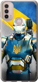 Чехол на Motorola E40 Украинский киборг "980u-2660-17620"