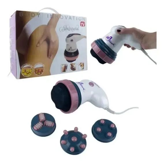 Антицелюлітний вібромасажер Body Innovation Sculptural Ручний масажер для тіла | Зображення 5