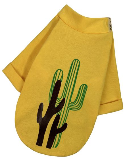 Футболка Кактус жовта F-77