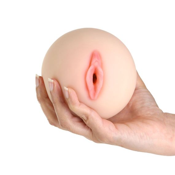 Мастурбатор-груди Cutie Pies Hannah's Handful - Pussy & Boob, глибина 9,9 см, віброкуля в подарунок | Зображення 3
