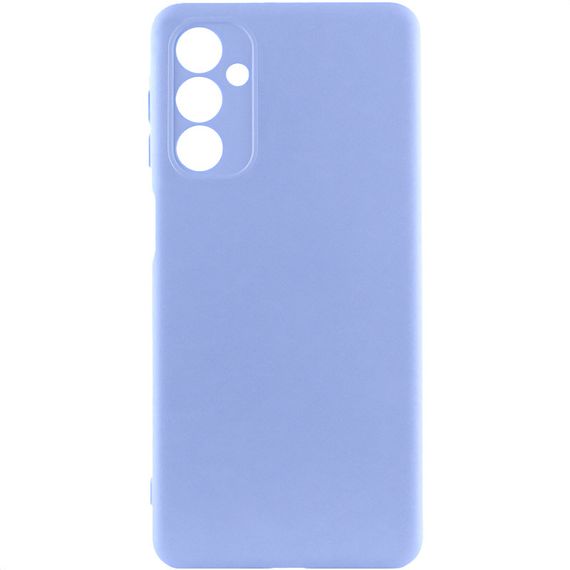 Чохол TPU GETMAN Liquid Silk Full Camera для Samsung Galaxy A27 Бузковий / Light purple