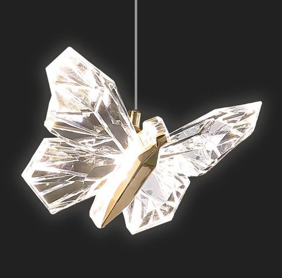 Люстра світлодіодна підвісна LED світильник для квартири на стелю лед 26773 Золото 25-110х15х25 см. | Зображення 2