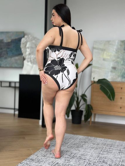 Розкішний суцільний купальник для дівчат PLUS SIZE | Зображення 1