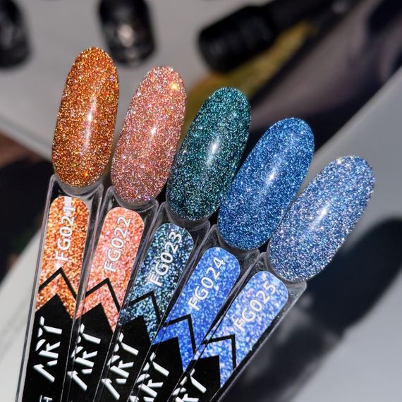 Светоотражающий гель-лак ART in detail FG24 6мл | Зображення 1