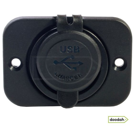 Авто / Мото USB зарядний пристрій - Recessed PRO, IP54, 2,1А | Зображення 4