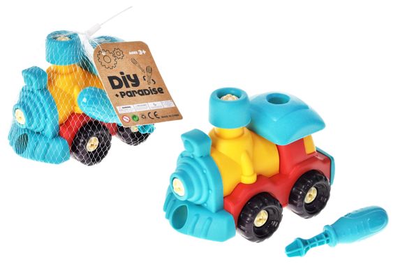Потяг конструктор 2026-C в сітці р.16x10x12 см YG Toys