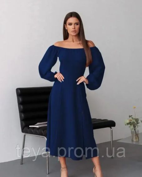 Плаття для жінок колір темно-синій розмір XXL FI_009400