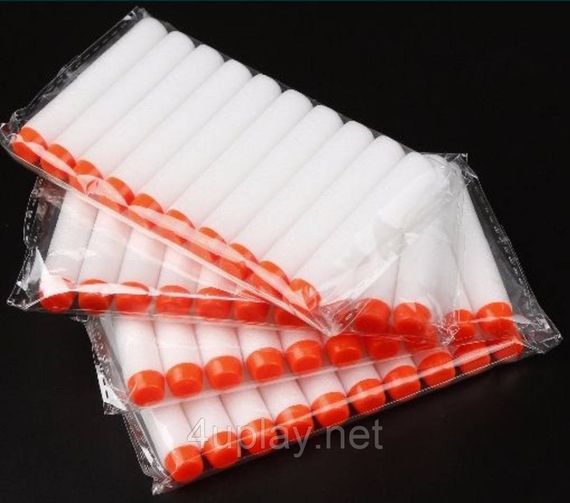 Патроны, светящиеся в темноте, для NERF Игрушечные пули стрелы для бластеров Нерф Darts Glow in the Dark 10шт. | Зображення 3