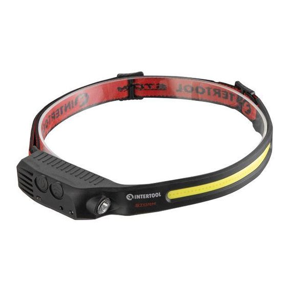 Ліхтар налобний акумуляторний, STORM INTERTOOL LB-0315
