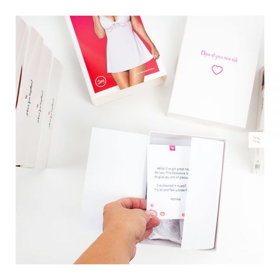 Комплект Obsessive Gift 2-pcs set L / XL, Червоний, L/XL | Зображення 1