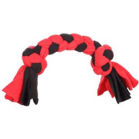 Flamingo Womas Fleece Bone With Rope фламинго вомаш веревочная кость з вузлами іграшка для собак M 5х36 см