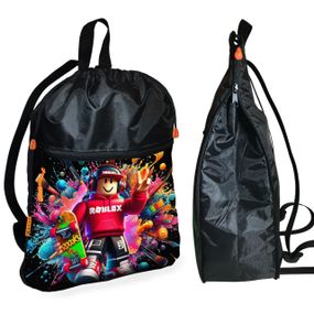 Рюкзак-мішок для взуття, спортивної форми Роблокс «Roblox» дитяча сумка для змінки з розширювачем (1689)