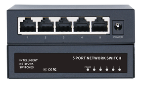 Коммутатор Merlion MG1005 5 портов Ethernet 10/100/1000 Мбит/с. металл