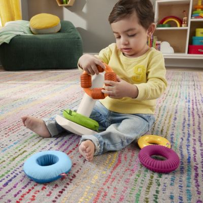 Розвиваюча іграшка Fisher-Price Пірамідка Розвиток сенсорики (HXK47) | Зображення 6